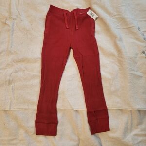 Red Texture Joggers